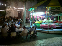 Authentic village party in the south of France